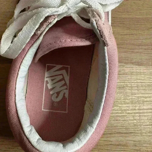 VANS Old Skool Pink Suede Canvas Lace Up Low Top Skate Shoes 5 M 6.5 W - Picture 4 of 7
